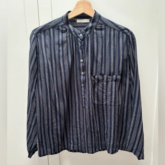 Doen Oakley Top in Sorrento Stripe - Picture 3 of 12